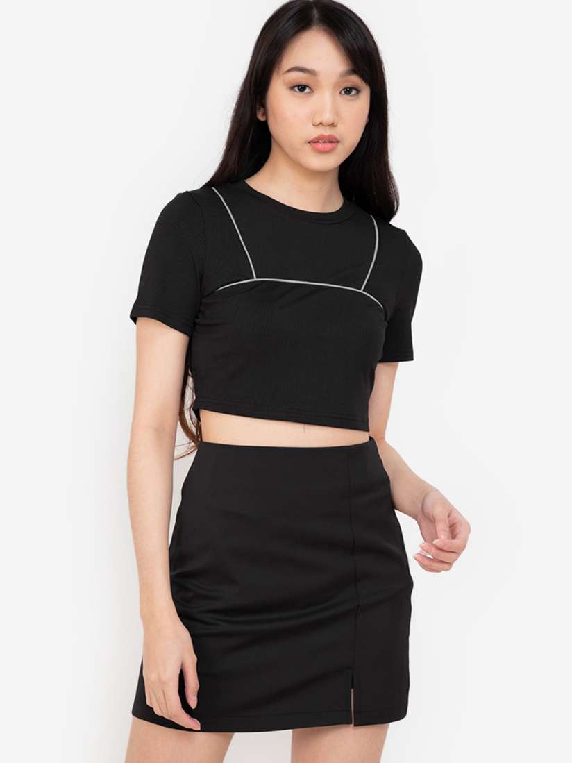 Reflective piping skirt cheap