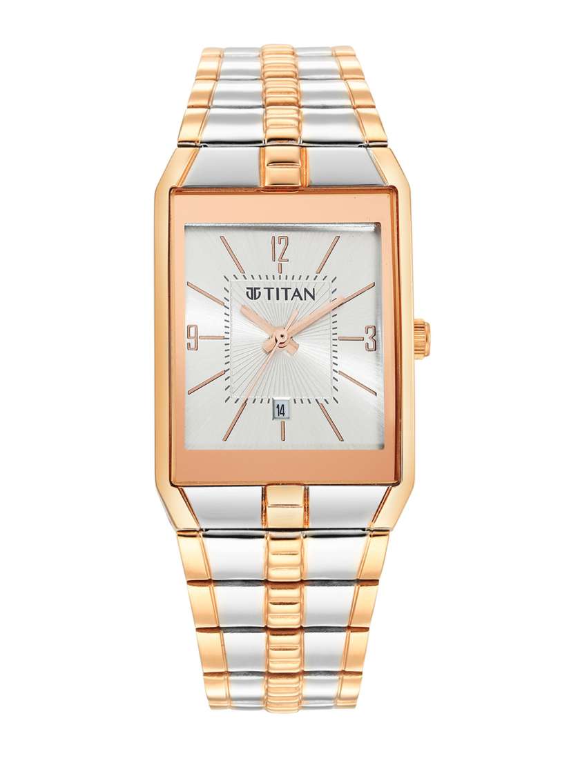 Titan silver watches for gents 2025