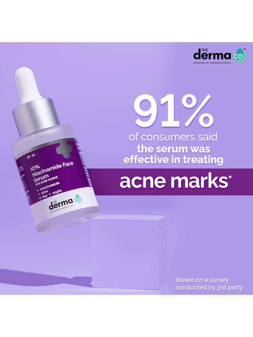 Buy The Derma Co. 10 Niacinamide Face Serum For Acne Marks And Acne Prone Skin 10 ml Serum and Gel for Unisex 18000278 Myntra