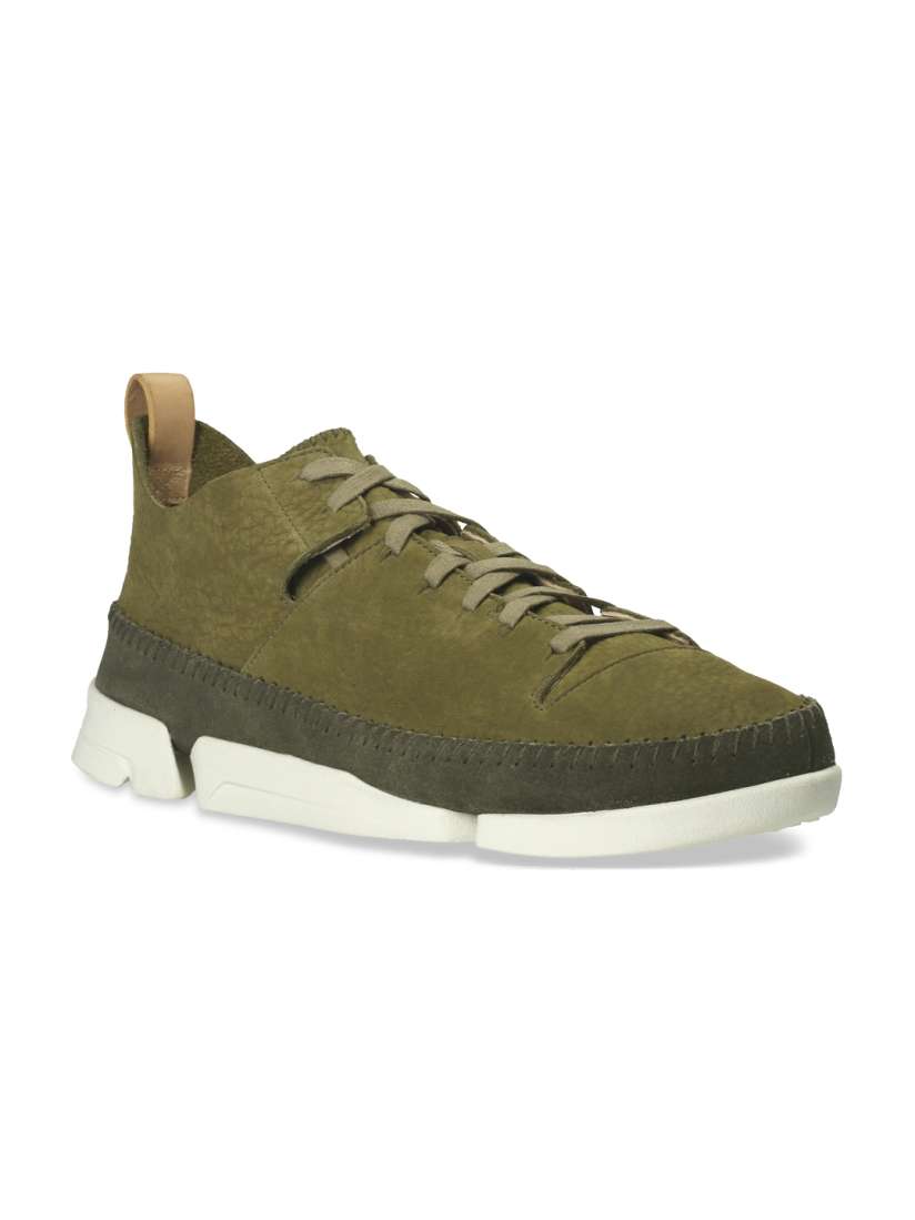 Buy Clarks Men Green Solid Trigenic Flex Forest Sneakers Casual Shoes for Men 1800270 Myntra