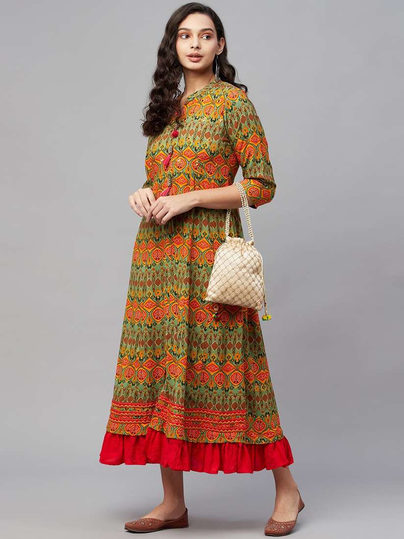 Ameri 4WAY MOTIF DIVERSITY DRESS