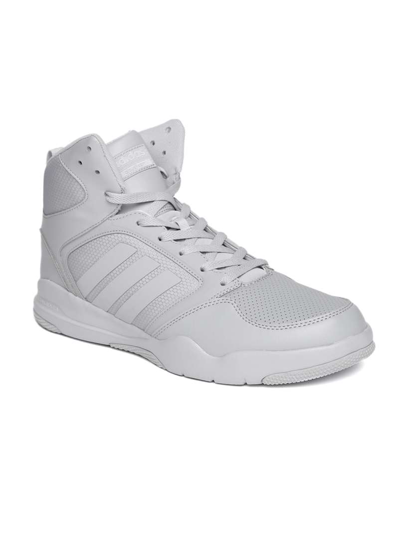 Buy ADIDAS NEO Men Grey Perforated Cloudfoam Rewind Mid Top Sneakers Casual Shoes for Men 1800781 Myntra