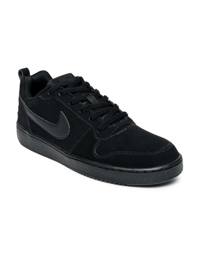 Nike men's court borough low black casual shoes store