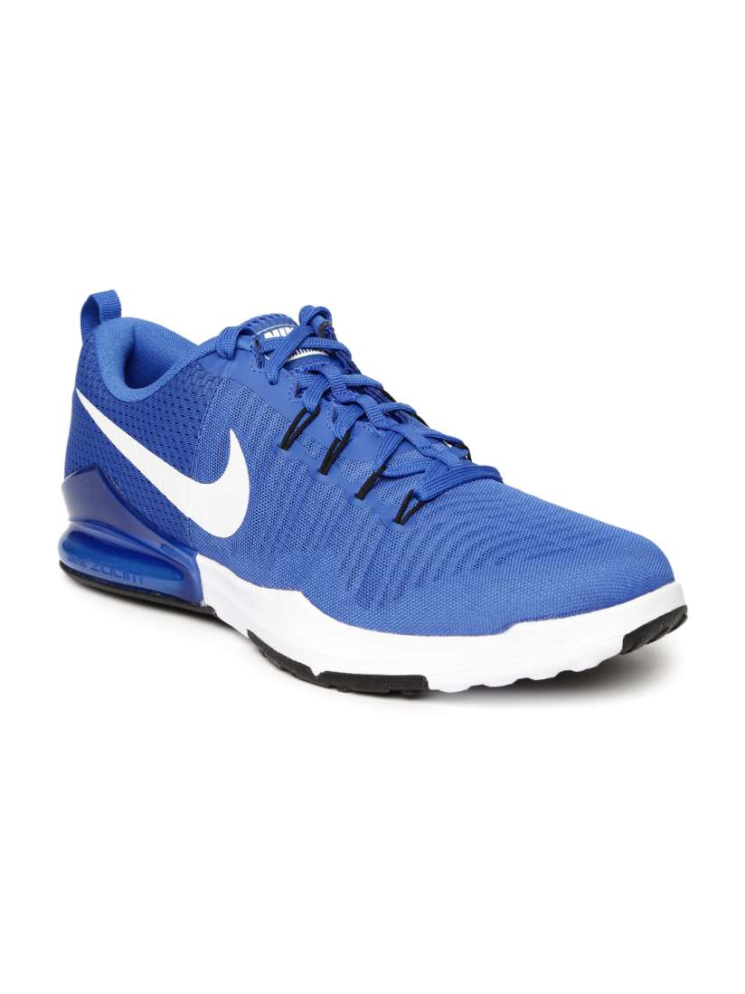 Nike zoom train action blue running shoes top