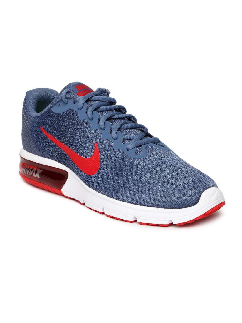 Buy Nike Men Blue Air Max Sequent 2 Running Shoes Sports Shoes for Men 1800926 Myntra