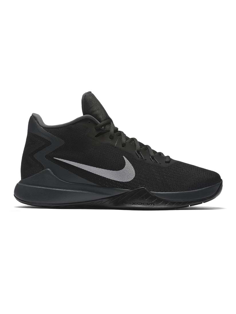Men's zoom evidence basketball shoes - black/white outlet