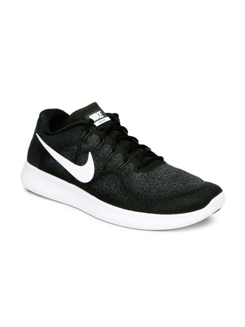 Buy Nike Men Black FREE RN 2017 Running Shoes Sports Shoes for Men 1800950 Myntra