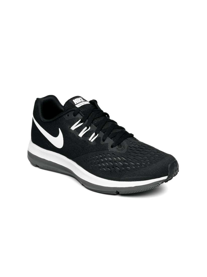 Buy Nike Women Black Zoom Winflo 4 Running Shoes Sports Shoes for Women 1801020 Myntra