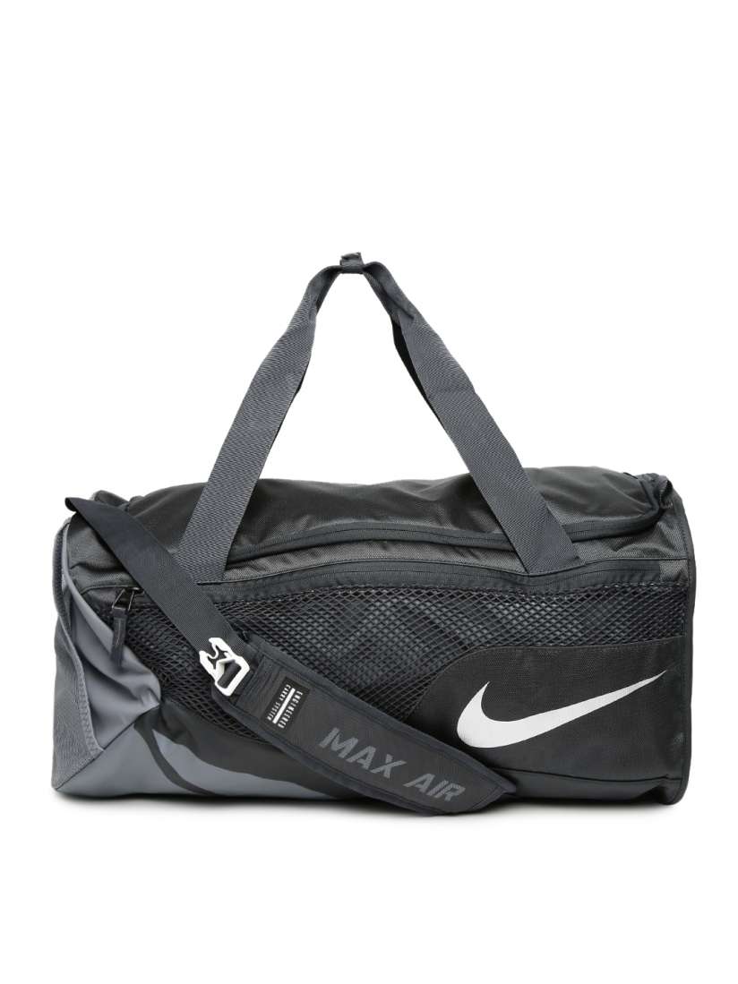 Buy Nike Men Black Grey Vapour Max Air Duffel Bag Duffel Bag for Men 1801519 Myntra