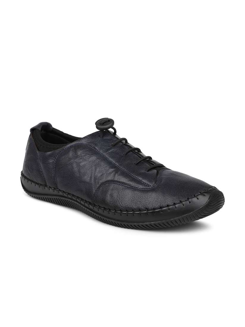 Buy PRIVO by Inc.5 Men Blue Leather Sneakers Casual Shoes for Men 18015720 Myntra