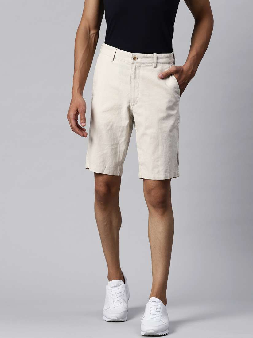Marks and spencer linen shorts hot sale