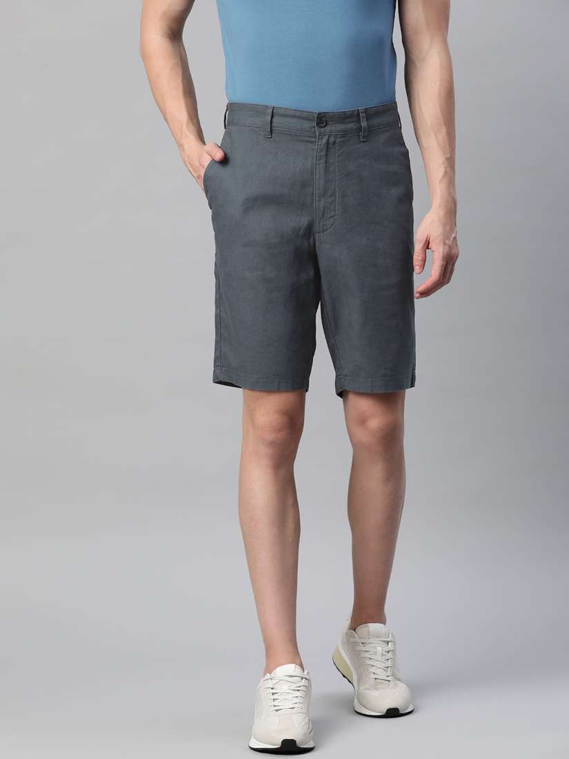 Marks and spencer mens linen shorts hotsell