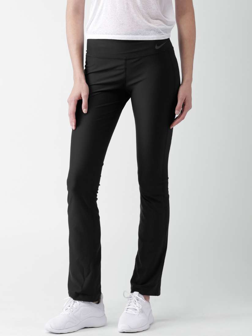 Buy Nike Black AS W NK PWR Poly Skinny Fit Training Track Pants Track Pants for Women 1802983 Myntra