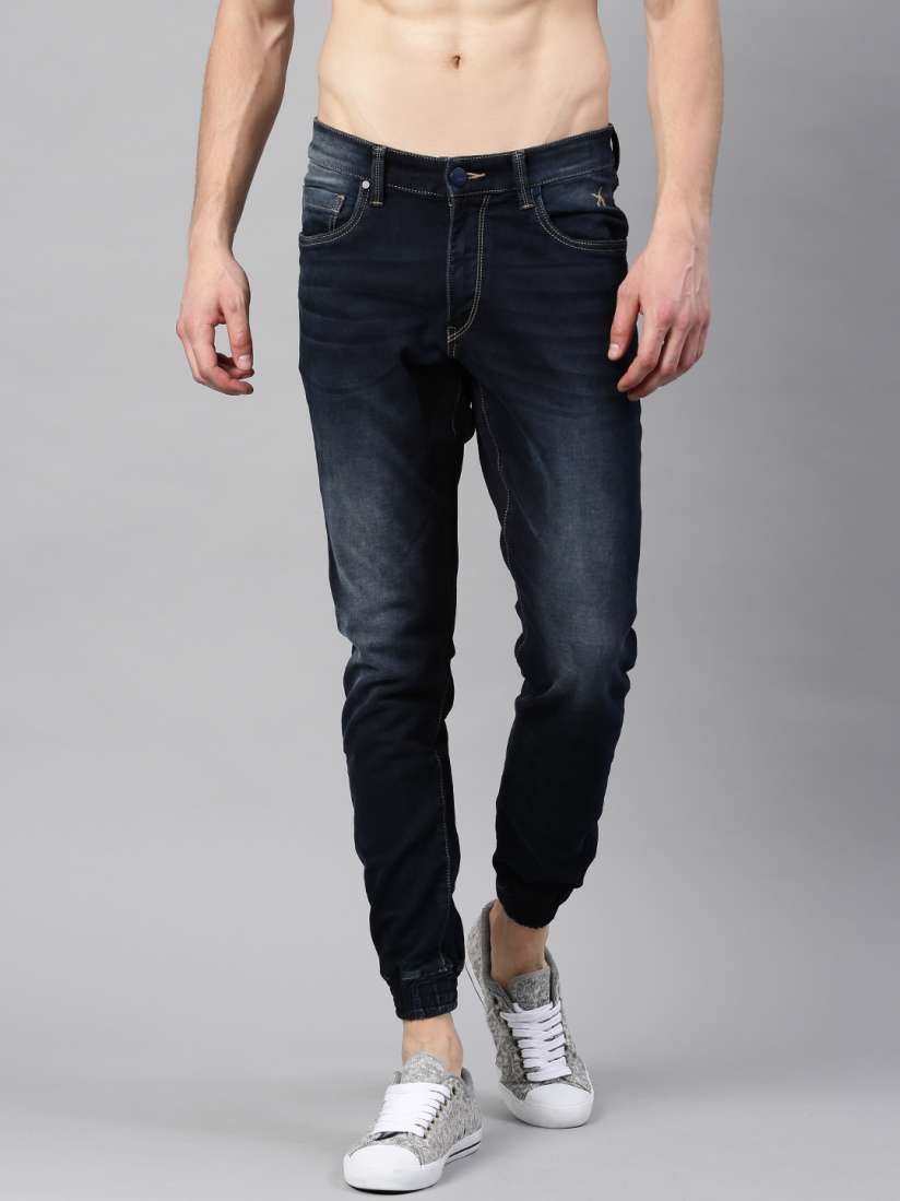 Buy HRX by Hrithik Roshan Men Blue Jogger Fit Jeans Jeans for Men 1803354 Myntra