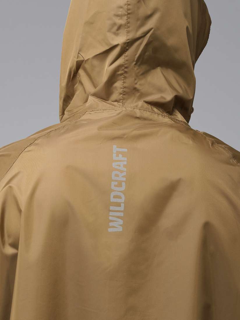 Buy Wildcraft Men Khaki Solid Hooded Waterproof Rain Jacket Rain Jacket for Men 18040164 Myntra