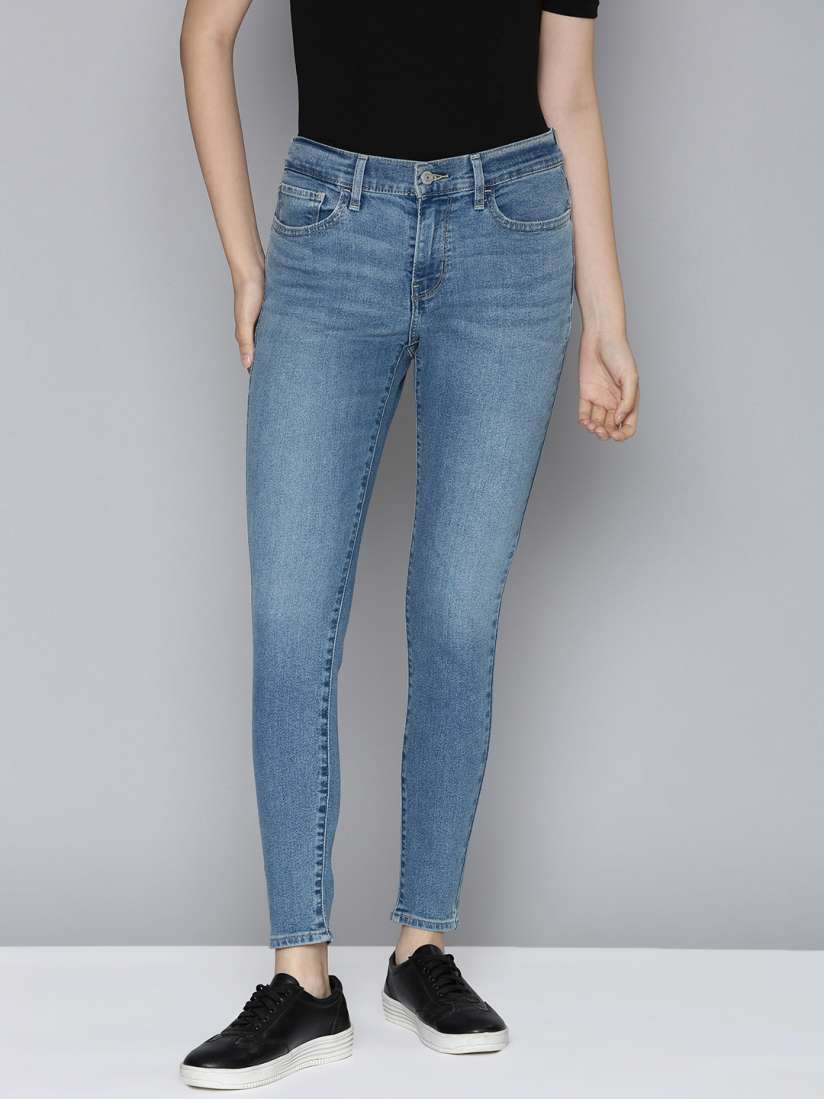 Buy Levis Women Blue 710 Super Skinny Fit Light Fade High Rise Stretchable Jeans Jeans for Women 18069176 Myntra