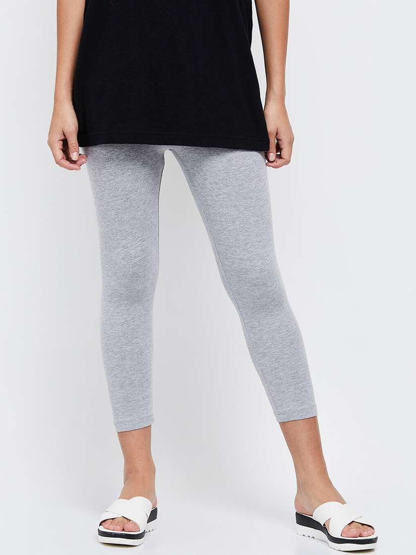 Ladies Leggings Melange Leggings Ankle Length Frenchtrendz Buy