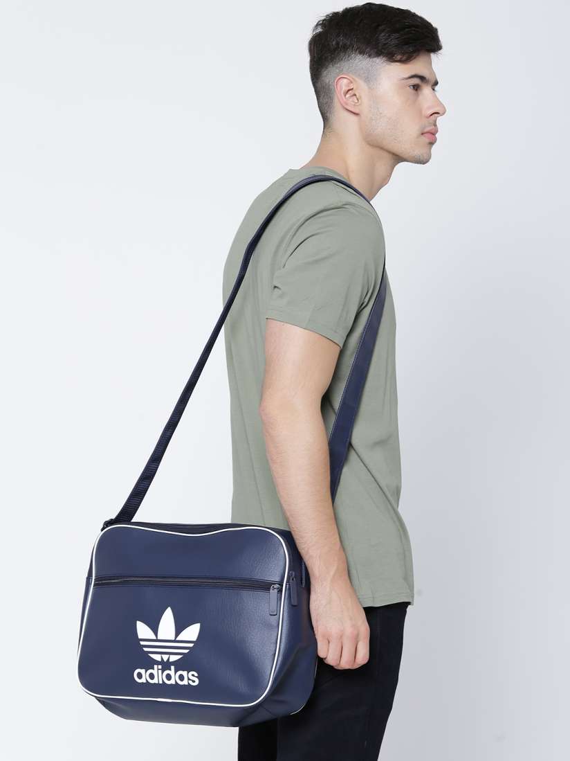 Adidas messenger bag blue deals