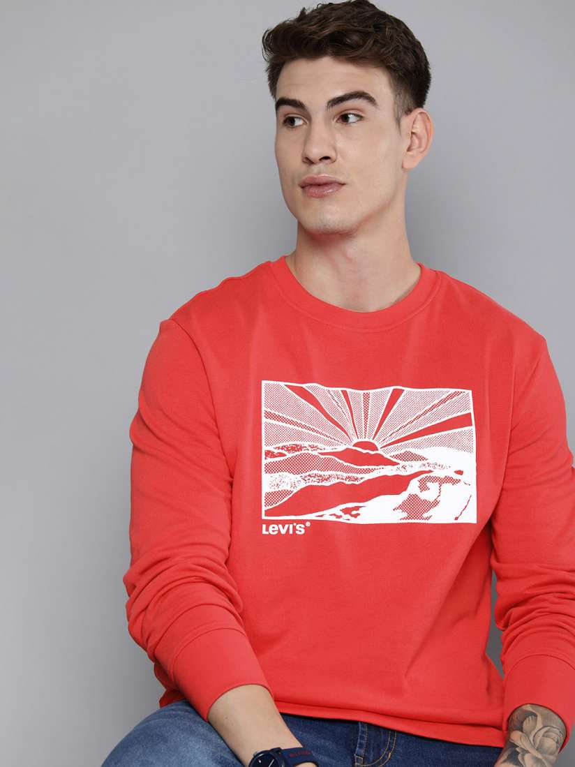 Sweat levis rouge homme hot sale