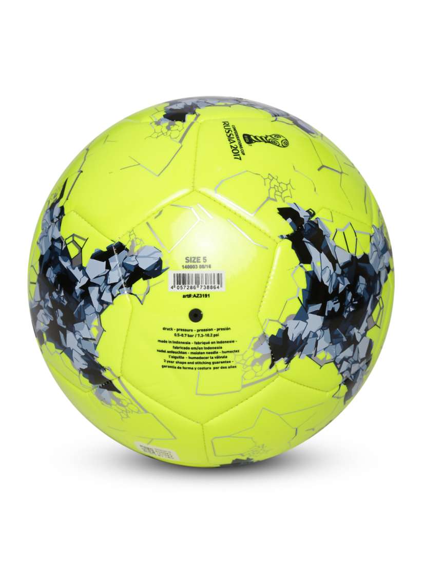 Buy ADIDAS Men Fluorescent Green Confederations Glider Printed Football Footballs for Men 1809034 Myntra