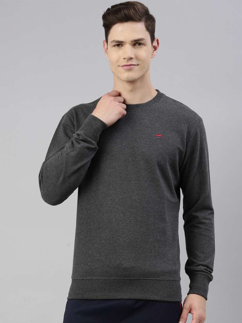 Buy FILA Men Grey Cotton Sweatshirt Sweatshirts for Men 18094310 Myntra