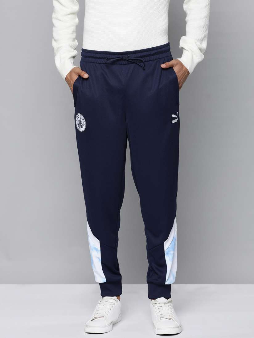 Navy blue puma joggers clearance