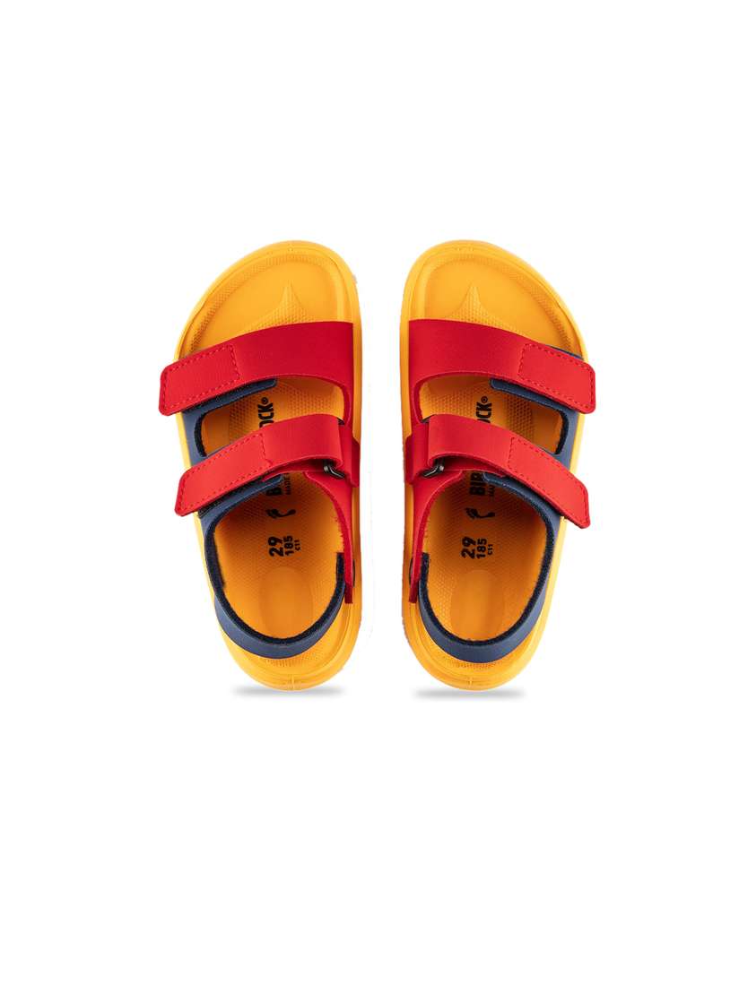 Buy Birkenstock Mogami Hl Multi Red Narrow Width Synthetics With An Ankle  Strap - Sandals for Boys 18101398 | Myntra