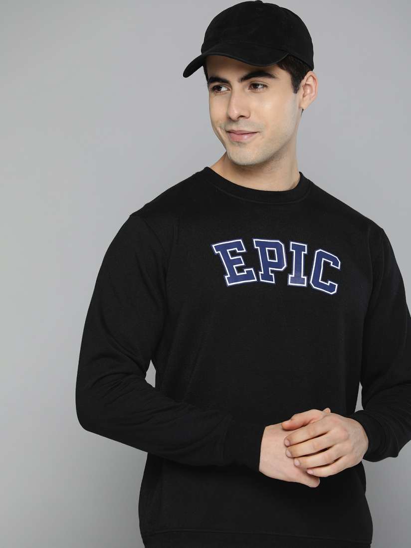 Buy Harvard Men Black Typography Print Sweatshirt Sweatshirts for Men 18110904 Myntra