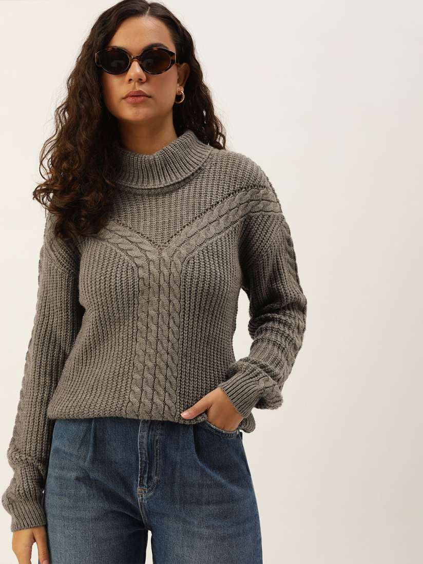 Buy Kook N Keech Women Open Knit Pullover Sweater Sweaters for Women 18119358 Myntra