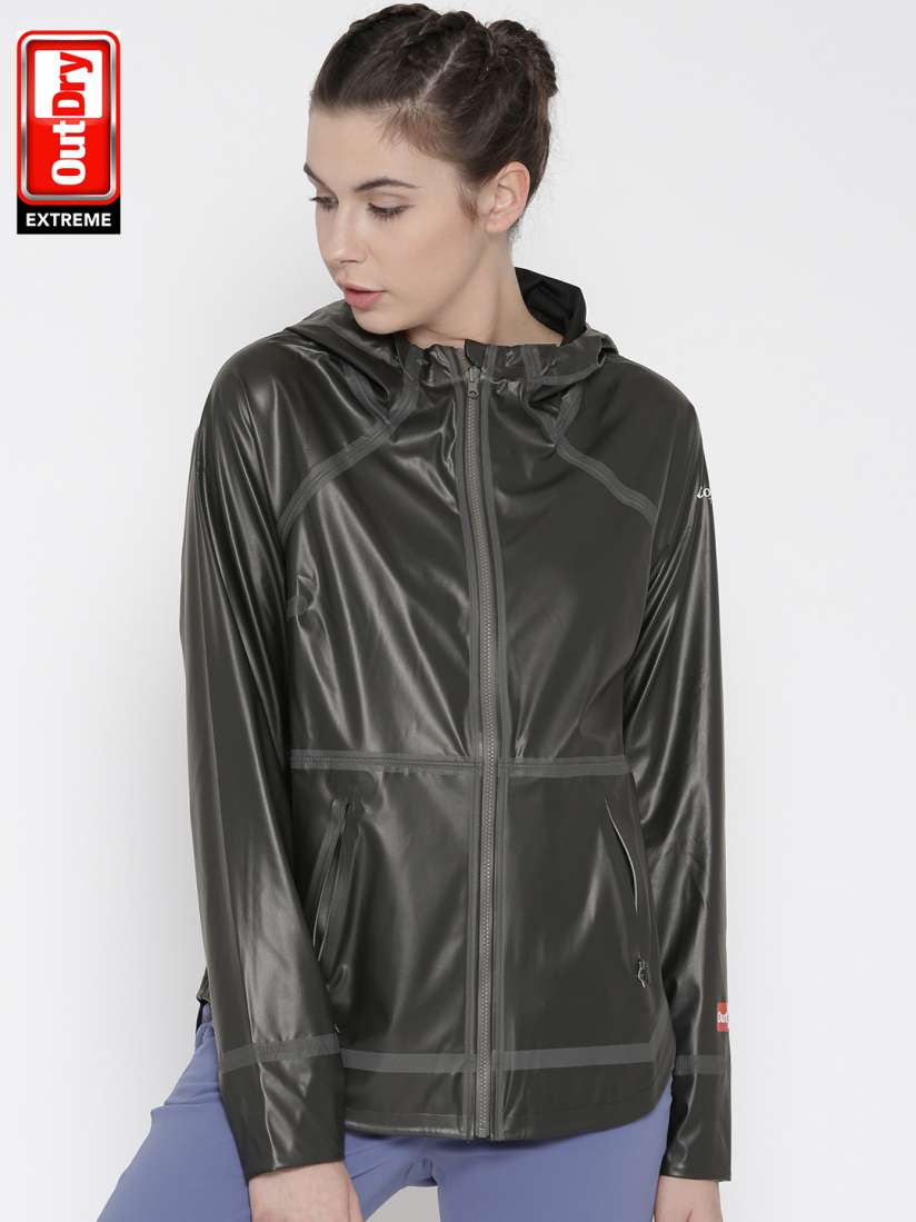 Buy Columbia Charcoal Grey Black OutDry Ex Reversible Outdoor Rain Jacket Rain Jacket for Women 1812408 Myntra