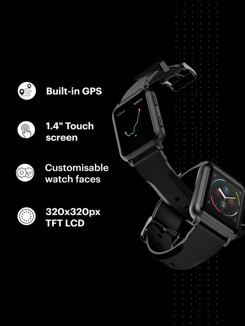 Buy NOISE ColorFit Nav Smartwatch Stealth Black Smart Watches for Unisex 18126570 Myntra
