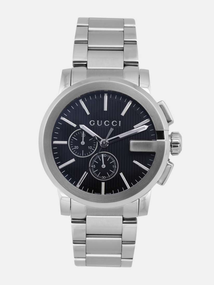 Buy Gucci Men Black Chronograph Analogue Watch YA101204 Watches for Men Myntra