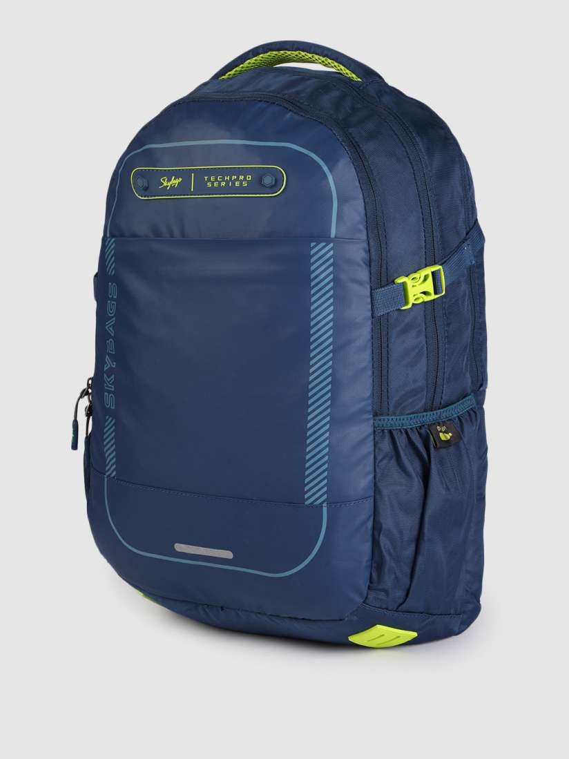 Buy Skybags Blue Brand Logo Backpack with Compression Straps Backpacks for Unisex 18138142 Myntra