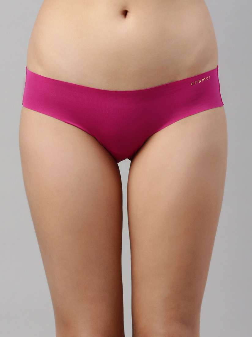 Buy Enamor Women Pink Solid Bikini Briefs Briefs for Women 18141558 Myntra