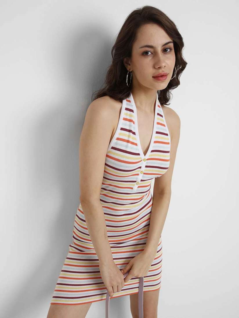 Forever 21 striped mini dress online