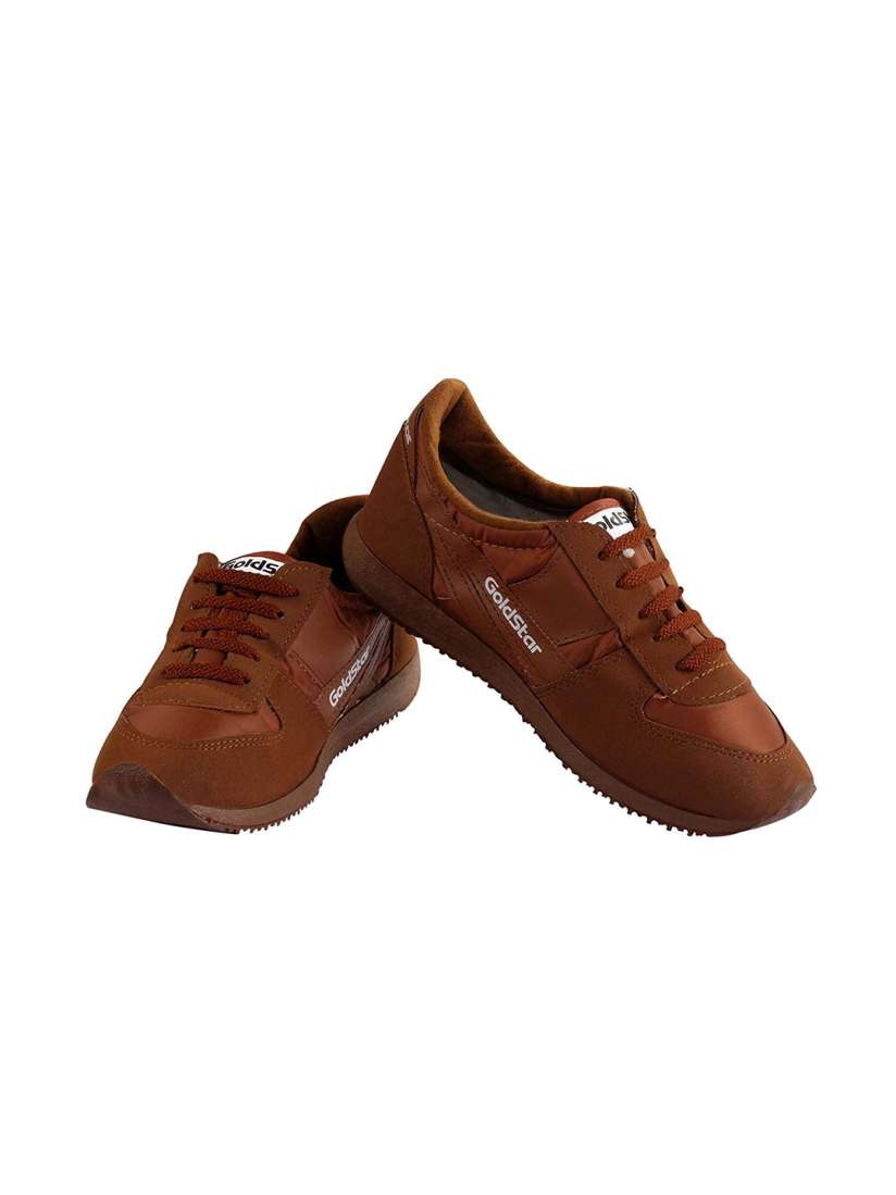 Star gold running shoes top