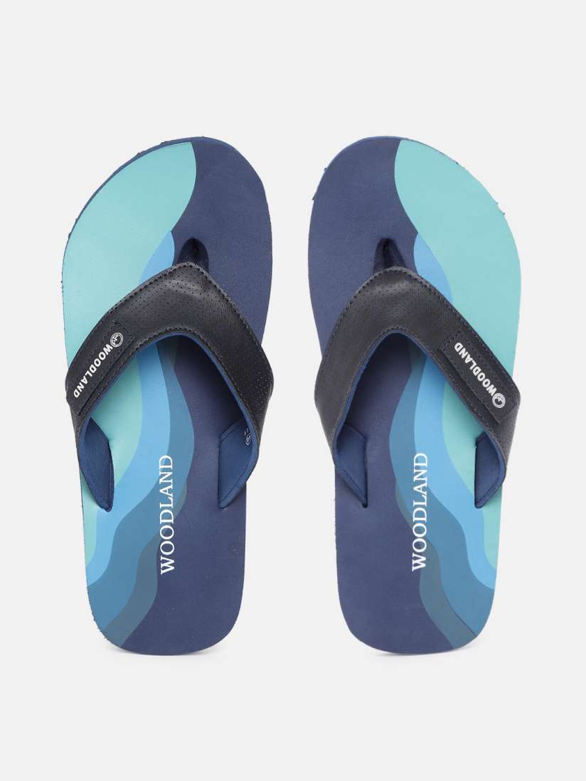 Buy Woodland Men Blue Printed Thong Flip Flops Flip Flops for Men 18164210 Myntra
