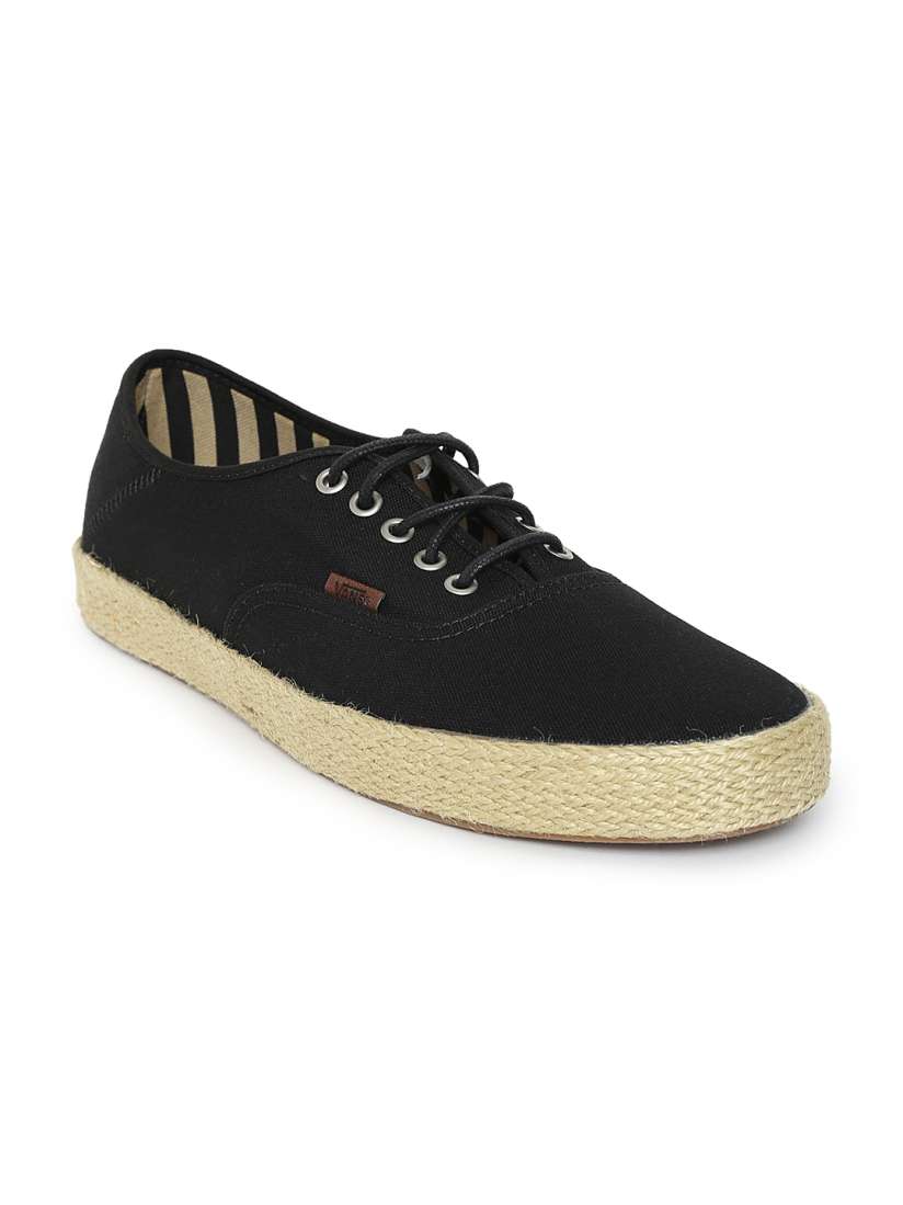 Buy Vans Men Black AUTHENTIC Espadrilles Casual Shoes for Men 1816976 Myntra
