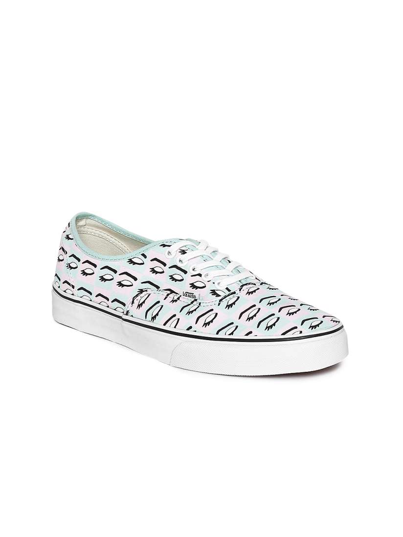 Buy Vans Unisex Mint Green Pink Printed Authentic Sneakers Casual Shoes for Unisex 1816987 Myntra