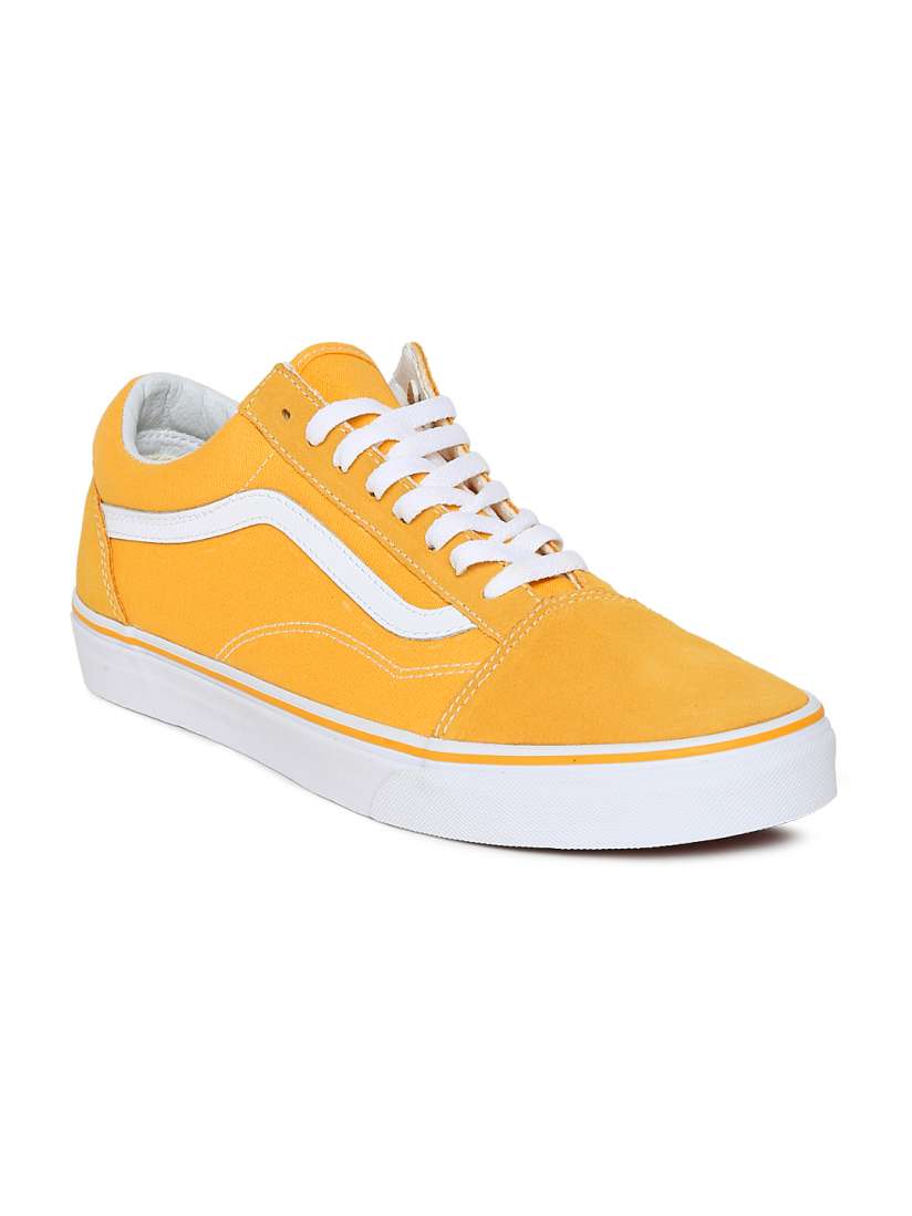 Solid yellow vans deals