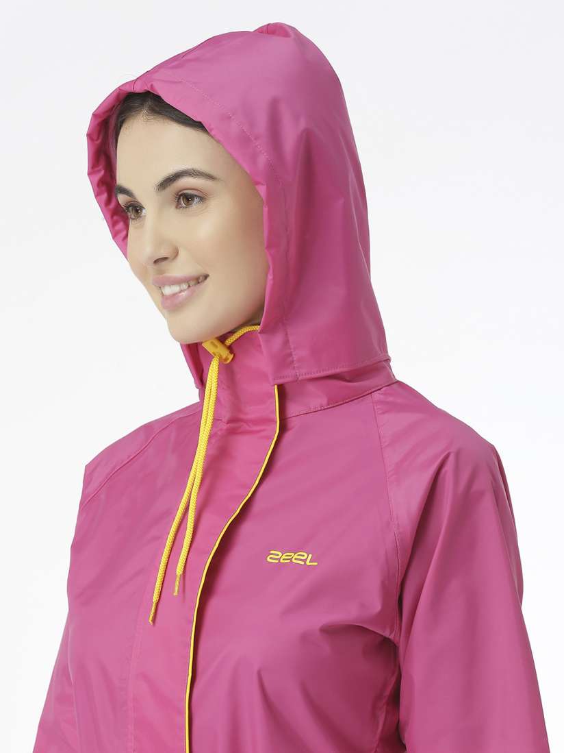 Ladies pink rain mac new arrivals