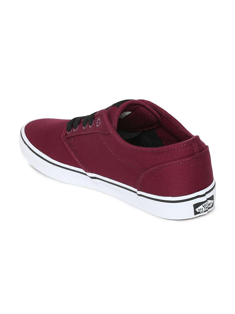 Solid maroon vans cheap