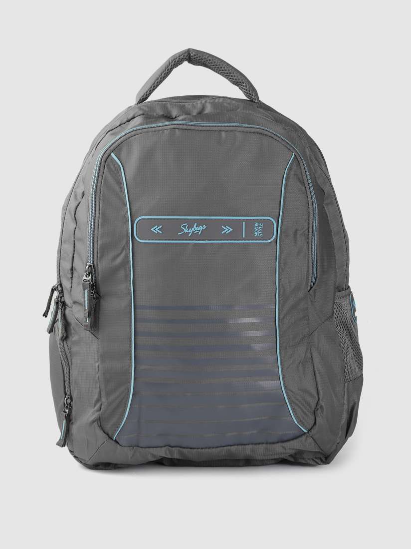 Buy Skybags Unisex Grey Brand Logo Textured Backpack Backpacks for Unisex 18171406 Myntra