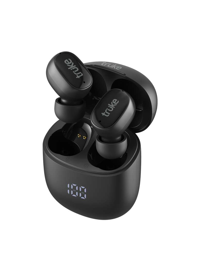 Buy truke Buds F1 True Wireless Earbuds Black Headphones for Unisex 18176740 Myntra