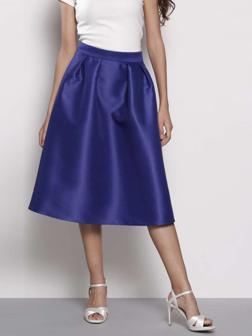 Blue skirt dorothy perkins store