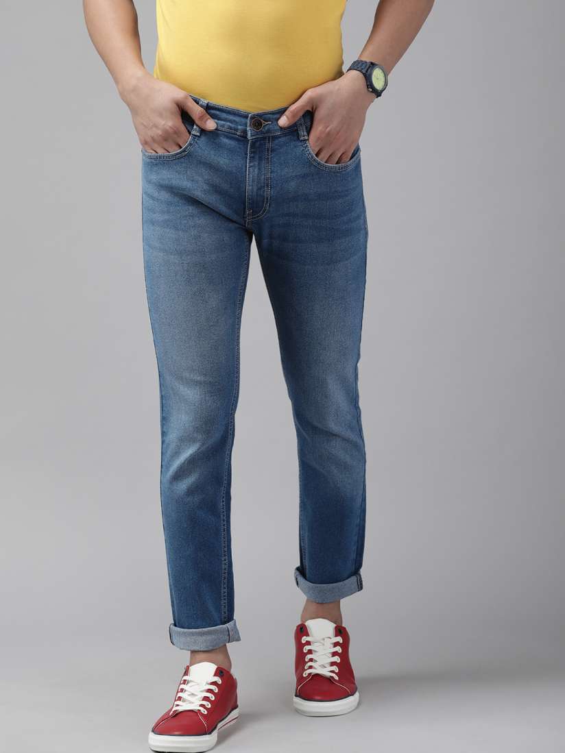 Buy Pepe Jeans Men Blue Tapered Fit Low Rise Stretchable Jeans Jeans for Men 18201754 Myntra