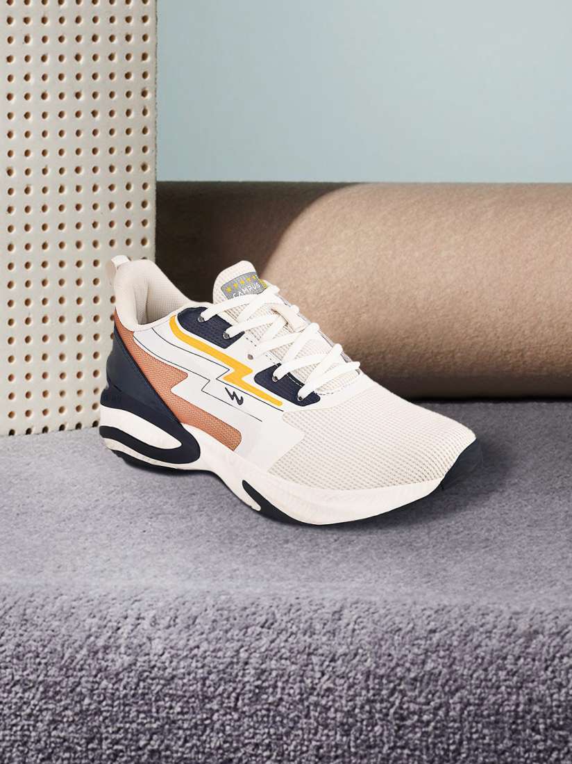Buy Campus Men Cream Coloured Mesh Running Shoes Sports Shoes for Men 18205370 Myntra