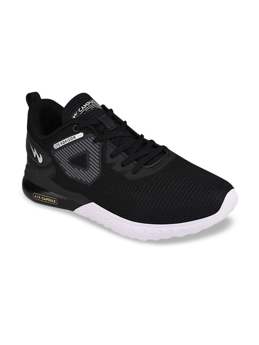 Buy Campus Men Black Mesh Running Shoes Sports Shoes for Men 18205424 Myntra