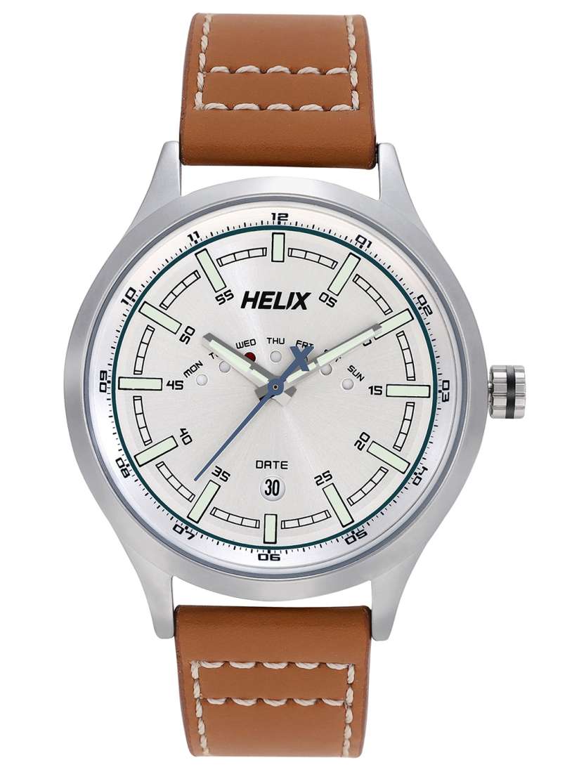 Buy Timex Helix Men Silver Toned Analogue Watch TW003HG12 Watches for Men 1820846 Myntra