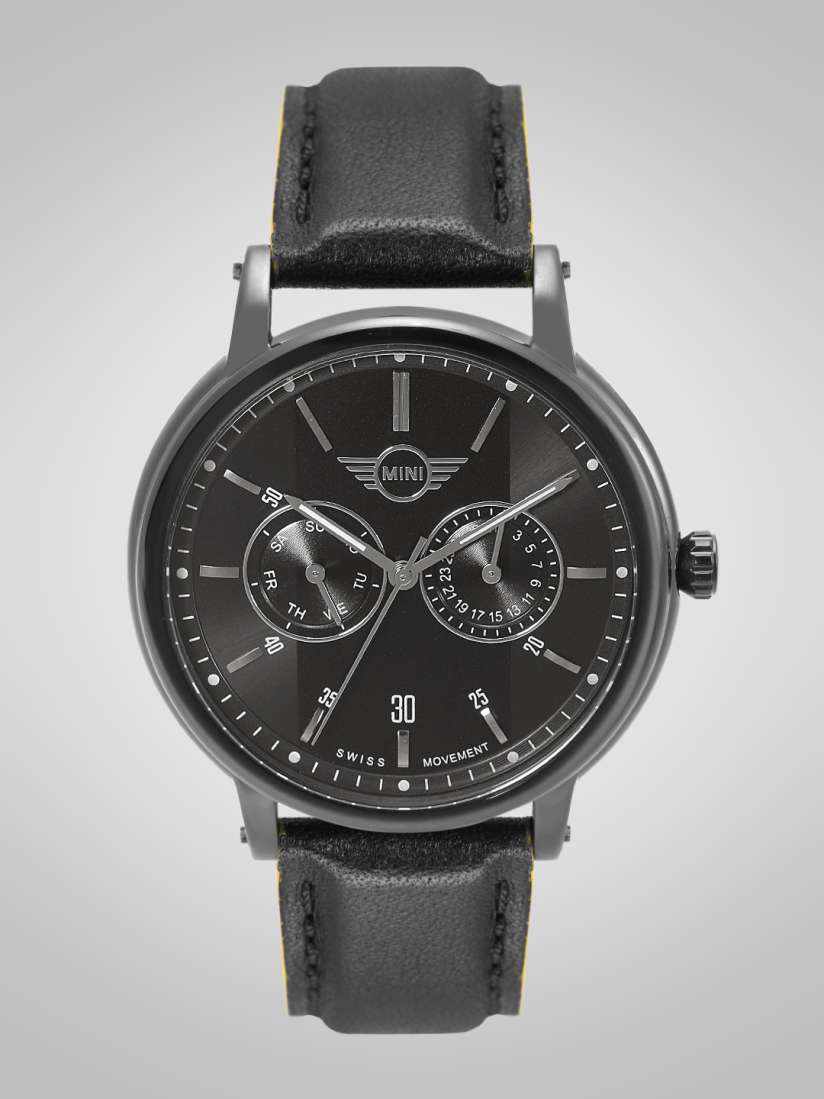 Buy MINI COOPER Men Black Multifunction Swiss Dial Watch 160645 Watches for Men 1820942 Myntra